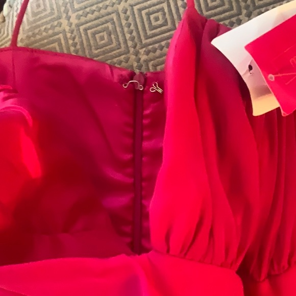 BEAUTIFUL FUSCHIA DRESS SIZE 10 MOLLY & JACK NWT 170 - Picture 6 of 10